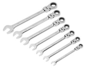 17360 Titan 7pc. Sae Flex Ratcheting Wrench Set 7/16inch 3/4inch