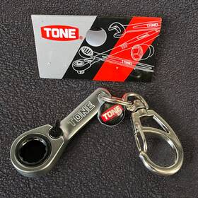 G-032 Tone Japan Key Chain 10mm Reversible Offset Ratcheting Wrench