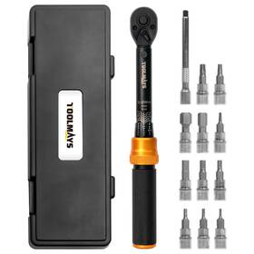 Tms00129-au Toolmays 13pcs Torque Wrench Set Dual-direction Drive Click With Allen Socket