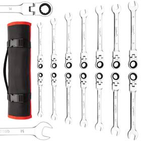 Ljl-20210409-fba-pho Towallmark 196336248589 14-piece Flex-head Wrench Set Ratcheting Combination Sae 5/1