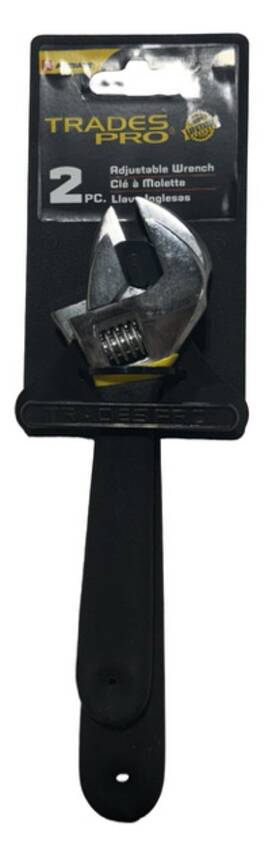 835123 Trades Pro 2 Piece Adjustable Wrench 6 Inch And 8