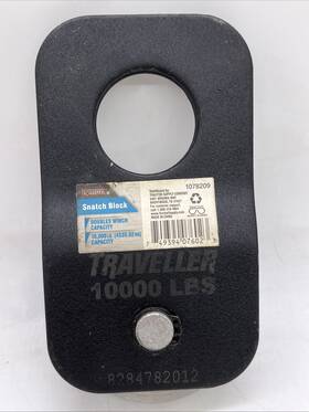1078209 Traveller Snatch Block Model 10 000 Lb Pounds Capacity Double Winch Euc