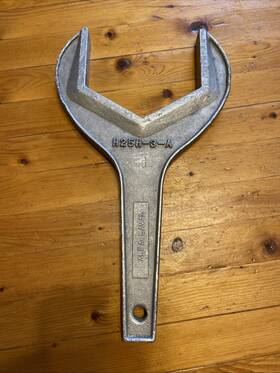 H25h-3-a Tri - Clover Aluminum 4-1/4 Inch Dairy Wrench 11 Short Used