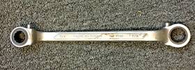 B195 Truecraft Ratchet Wrench Offset Double Box-end 3/4 And 7/8 Chrome Molybdenum
