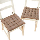 Gm33439 Tufted Linen-style Chair Cushions Set Of 2