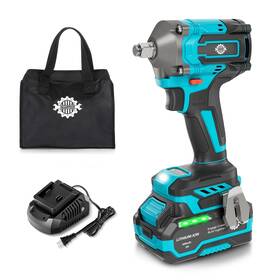 Tl-iw001 Turbovolt 1/2 Inch Cordless Impact Wrench Kit Gun 3-mode Speed With 4.0ah Battery A