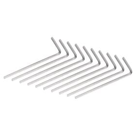 E10116lp10 Unifizz 1.5mm Hex Key Wrench Dual Flat Head Cr-v Steel Allen L Shaped Rep