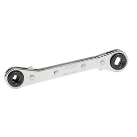 Urrea Professional Tools 660731601183 4-pt Refrigeration Ratcheting Box End Wrench Reversible 1/4 Inch -3/16 X 3/8 -5/16
