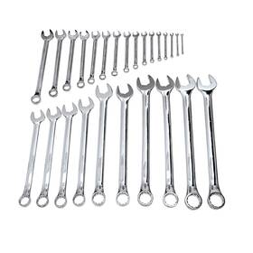 Urrea Professional Tools 660731601633 Sae Full Polish 12 Point Combination Wrench Set 26 Pieces