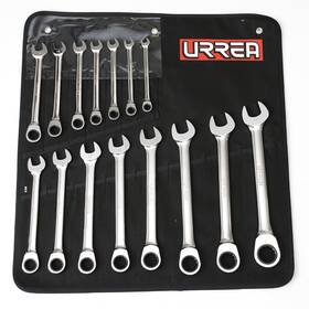 Urrea Professional Tools 660731649352 1201cm Sae 12 Point Combination Ratcheting Wrench Set Pieces
