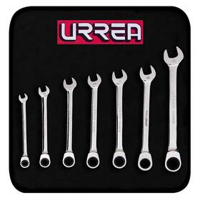1200mcm Urrea Professional Tools 660731649567 Metric 12 Point Combination Ratcheting Wrench Set 7 Pieces