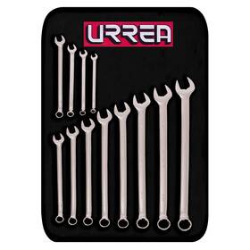 Urrea Professional Tools 660731678239 1200aml Metric Long Pattern Combination Wrench Set 12-piece