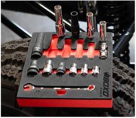 Bx550-r Usa 13 Piece 10mm Rescue Kit - Socket And Wrench Set In Deep Eva Foam Tool Stora
