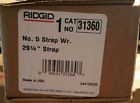31360 Used. . Box Wrench. 29 4 Ridgid 5 Strap Strap. 1 "