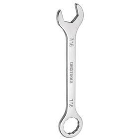 Uxcell 679209171714 2pcs Thin Combination Wrench 7/16 Inch With 6-point Ended 5 Angled Open End