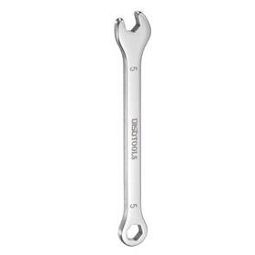 Uxcell 683867906335 Thin Combination Wrench 5mm With 6-point Ended 15 Angled Open End