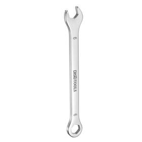 Uxcell 683867906373 Thin Combination Wrench 6mm With 6-point Ended And 15 Angled Open End