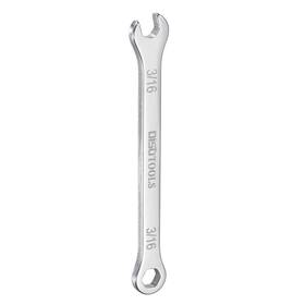 Uxcell 683867906489 Thin Combination Wrench 3/16 Inch With 12-point Ended 15 Angled Open End
