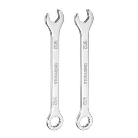 Uxcell 683867906571 2pcs Thin Combination Wrench 9/32 Inch With 12-point Ended And 15 Angled Open End