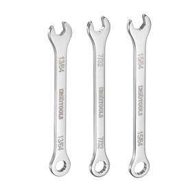 Uxcell 683867906656 Thin Combination Wrench Set 13/64 Inch 7/32 15/64 With 12-point Ended