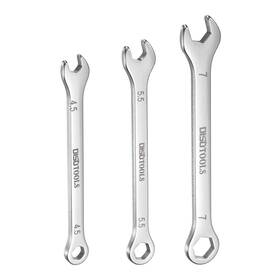 Uxcell 683867906670 Thin Combination Wrench Set 4.5/5.5/7mm With 6-point Ended