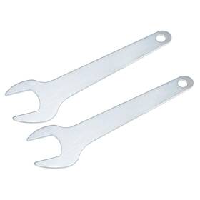 A18111000ux0693 Uxcell Rotary Tool Wrench 22mm Open Ended Spanner 2pcs Silver Tone