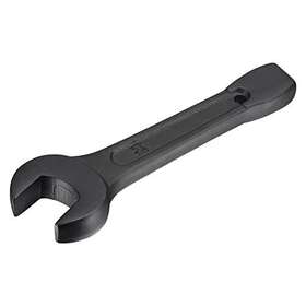 A21062200ux0008 Uxcell 24mm Open End Striking Wrench High Tensile Steel Single Black