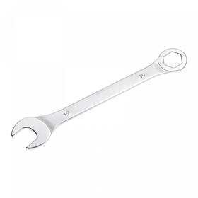 A21111700ux0519 Uxcell Thin Combination Wrench With Offset 6-point End And 19mm Silver