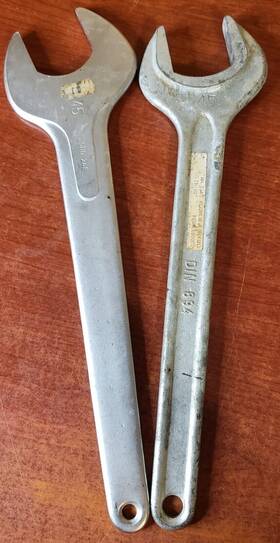 45mm-usag-no Vanadium 55-usag-no Usag Extra 248 Wrench Lot Of 2 Vintage