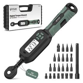 Ht06267 Vcan Active 1/4 Torque Wrench Digital 1.1-22.2ft.lb 2 % Accuracy Wrenc