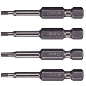 Vega Industries 150h0564a-4 5/64 Inch Hex Power Bits. Professional Grade Shank 2 Inc