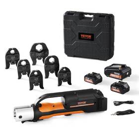 Wsddsyjgjztsmrkxqv5 Vevor Pro Press Tool 18v Electric Pipe Crimping For 1/2 Inch To 2 Copper