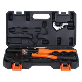 Yysyjgjyyytsj2gfdv1 Vevor Copper Tube Fittings Crimping Tool With 1/2 Inch 3/4 1 Jaws Pipe Cutter