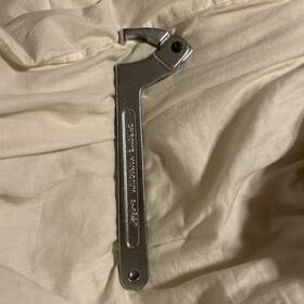 Vmotor 688209941302 Chrome Vanadium C Spanner Tool Adjustable Hook Wrench 2-4 3/4 Inch 51-121mm R
