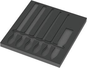 5137383001 Wera Tools 9883 Foam Insrt Pferd File Set 344x30x392 Mm 1ea