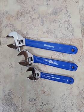 1nyc1 Westward 3 Pack 6 Inch 8 10 Adjustable Wrench Cushion Grip Handle Set