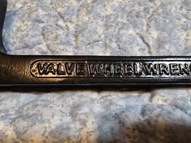 5pwf3 Westward 5pwe3 F-type Valve Wheel Wrench 1 3/8 Head Size Steel Powdered Coated