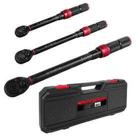 Ww011 Wett 3pcs Torque Wrench Set 1/4ftft And 3/8ftft 1/2ftft Drive Click