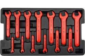 20196 Wiha 13 Piece Insulated Open End Wrench Tray Set - Sae