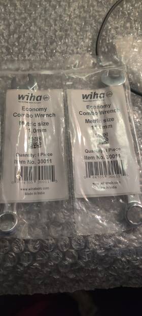 30011 Wiha Economy Combination Wrench 11mm- 2 Pack