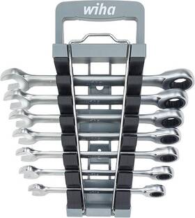 30390 Wiha 7 Piece Combination Ratchet Wrench Set - Metric
