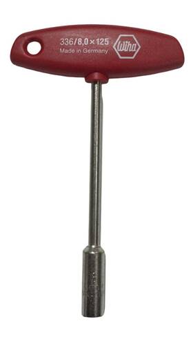 33607 Wiha 8mm X 125mm T-handle Nut Driver