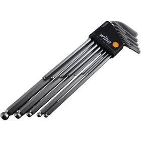 Wiha 369z Sae Ball End Hex L-key 13 Piece Set .050-3/8 Inch
