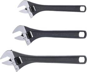 76280 Wiha 3 Piece Adjustable Wrench Set