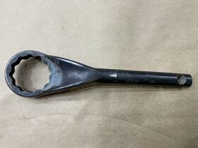 1276t0b Williams 2 3/8 Inch 65mm 12 Point Tubular Handle Offset Box End Wrench