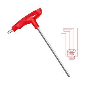 Wp032319 Wiseup 2.5mm T Handle Allen Wrench Set Metric Cr-v Heavy Duty Hex Key Wit