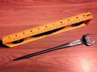 C904a Worker Spud Vintage Wrench 3 Hardened Iron Tool Proto " Open 4