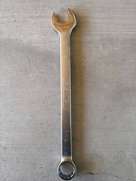 1140-usa Wright Grip 1-1/4 Inch Combination Wrench