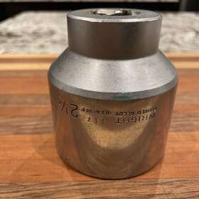 6172 Wright 3/4 Inch Drive 2-1/4 Socket 12 Point Made In The Usa Chrome