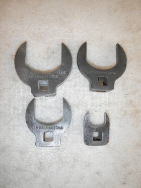 An-8506 Wright An8506 4 Army Navy Crowfoot Wrench 3/8 Drive An-8506- 5 13 15 And 17